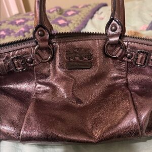 Coach Shimmering Brown Satchel COLLECTIBLE VINTAGE GORGEOUS